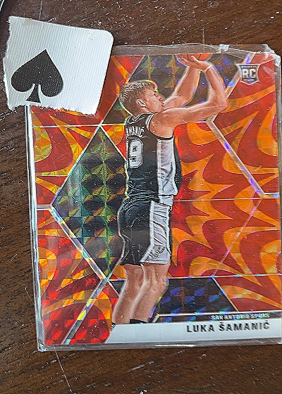2019 Panini Mosaic #235 Luka Samanic — front