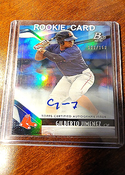 2021 Bowman Platinum #N/A Gilberto Jimenez — front