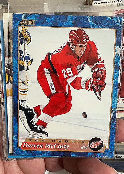1993 Score #631 Darren McCarty — front