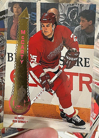 1994 Pinnacle #180 Darren McCarty — front