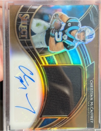 2020 Panini Select #JRS-CMC Christian McCaffrey — front