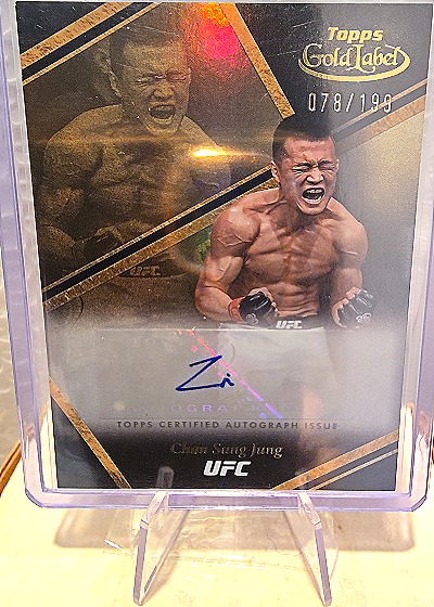 2024 Topps Gold Label #AUA-CSJ Chan Sung Jung — front