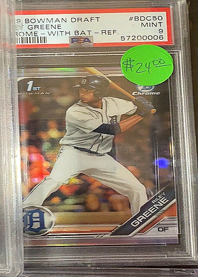2019 Bowman #BDC-50 Riley Greene — front