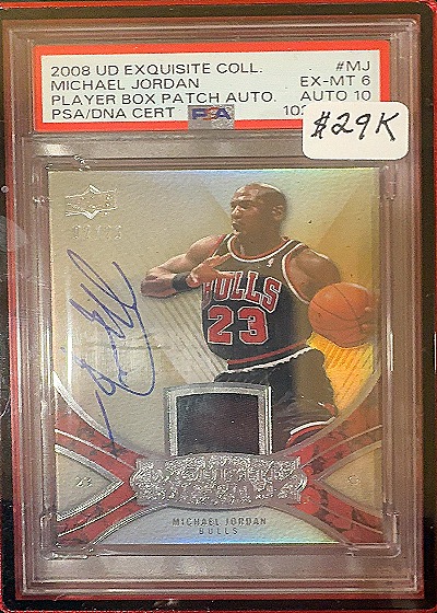 2008 Upper Deck Exquisite Collection #MJ Michael Jordan — front