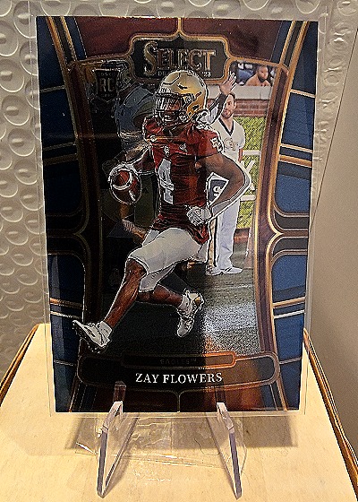 2023 Panini Select #17 Zay Flowers — front