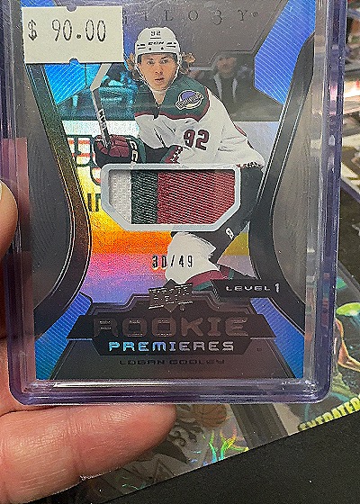 2023 Upper Deck Trilogy #107 Logan Cooley — front