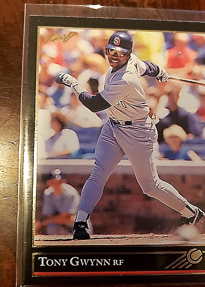 1992 Leaf #206 Tony Gwynn — front