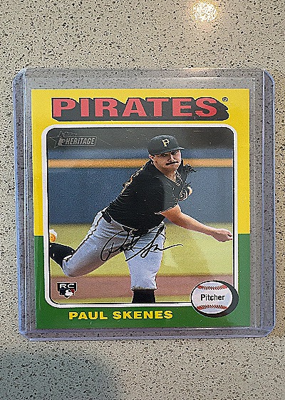 2024 Topps Heritage #594 Paul Skenes — front