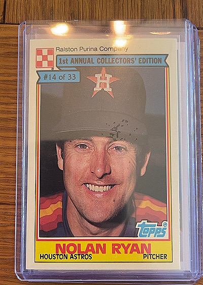 1984 Topps #14 Nolan Ryan — front