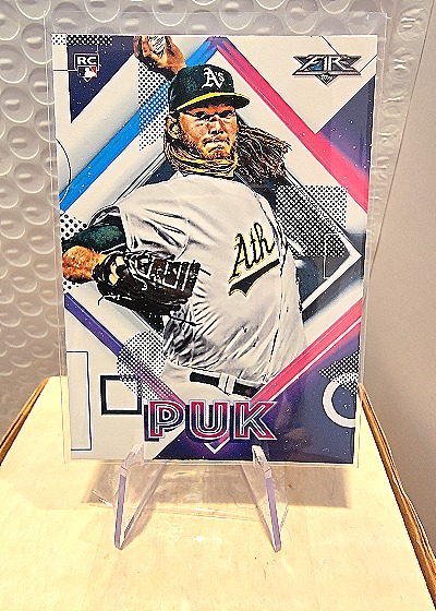 2020 Topps Fire #113 A.J. Puk — front