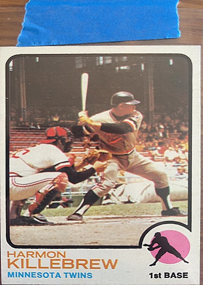 1973 Topps #170 Harmon Killebrew — front