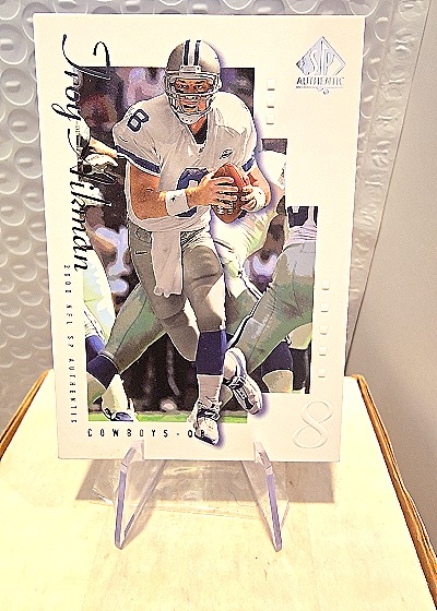 2000 SP Authentic #21 Troy Aikman — front