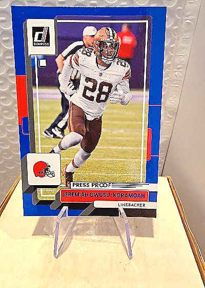 2022 Donruss #N/A Jeremiah Owusu-Koramoah — front