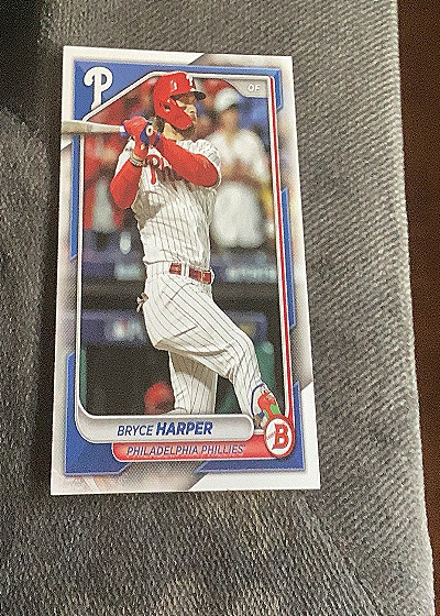 2024 Bowman #37 Bryce Harper — front