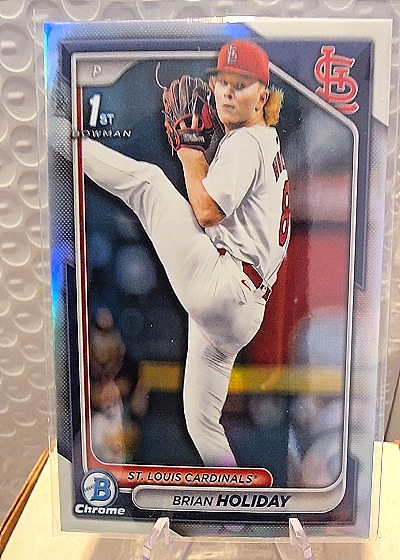 2024 Bowman #BDC-137 Brian Holiday — front