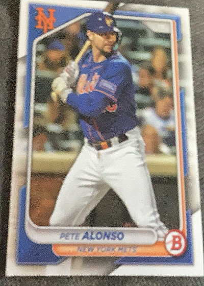 2024 Bowman #72 Pete Alonso — front