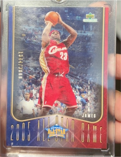 2005 Upper Deck Collectibles All-Star Game #LJAS-1 LeBron James — front