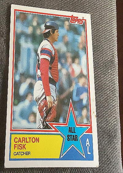 1983 Topps #393 Carlton Fisk — front