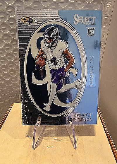 2023 Panini Select #CRO-ZFL Zay Flowers — front