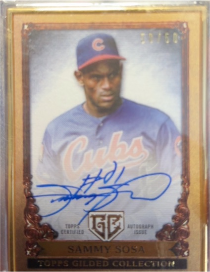 2023 Topps Gilded Collection #GOG-SS Sammy Sosa — front