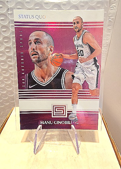 2017 Panini Status #4 Manu Ginobili — front