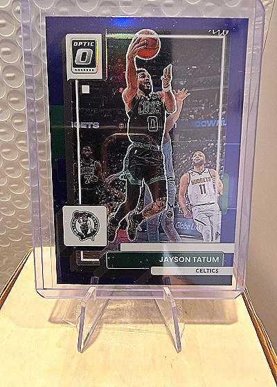 2022 Panini Donruss Optic #8 Jayson Tatum — front