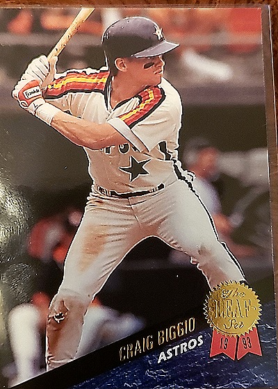 1993 Leaf #223 Craig Biggio — front