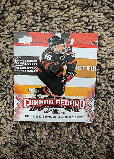 2023 Upper Deck #27 Connor Bedard — front