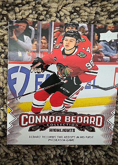 2023 Upper Deck #9 Connor Bedard — front