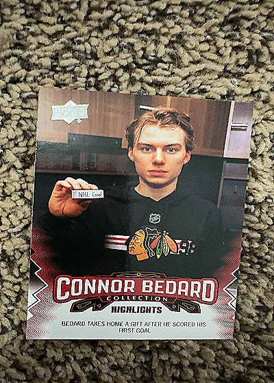 2023 Upper Deck #21 Connor Bedard — front