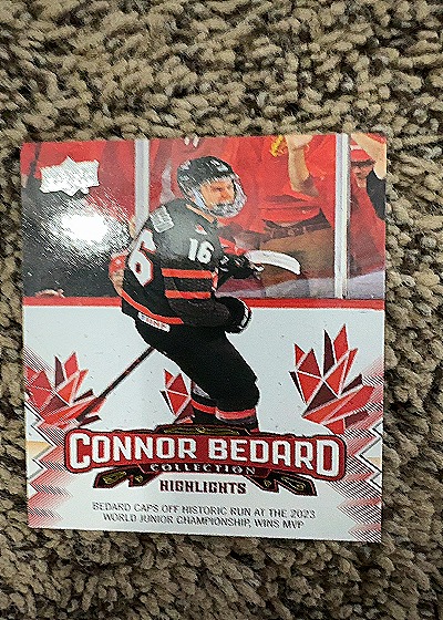 2023 Upper Deck #3 Connor Bedard — front