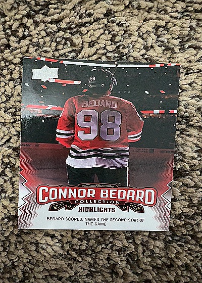 2023 Upper Deck #19 Connor Bedard — front