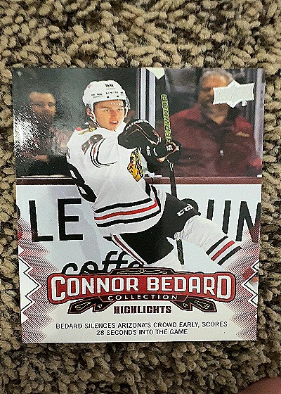 2023 Upper Deck #22 Connor Bedard — front