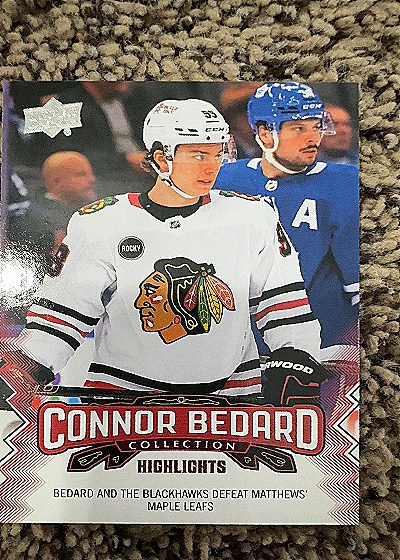 2023 Upper Deck #13 Connor Bedard — front