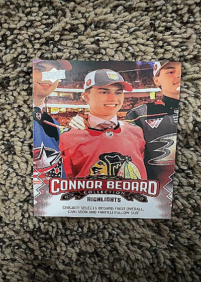 2023 Upper Deck #7 Connor Bedard — front