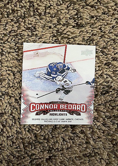 2023 Upper Deck #23 Connor Bedard — front
