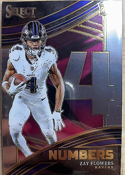 2023 Panini Select #NMB-ZFL Zay Flowers — front