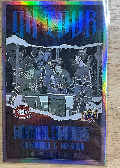 2024 Upper Deck #OT-1 Cole Caufield & Nick Suzuki — front