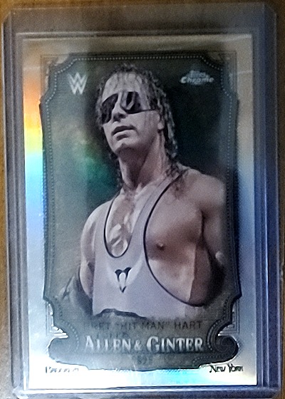 2025 Topps Chrome #AG-BHH Bret 'Hit Man' Hart — front