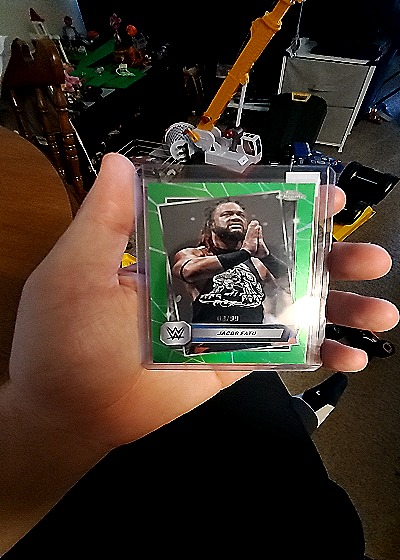 2025 Topps Chrome #100 Jacob Fatu — front