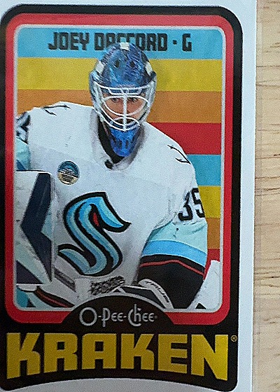 2024 O-Pee-Chee #N/A Joey Daccord — front