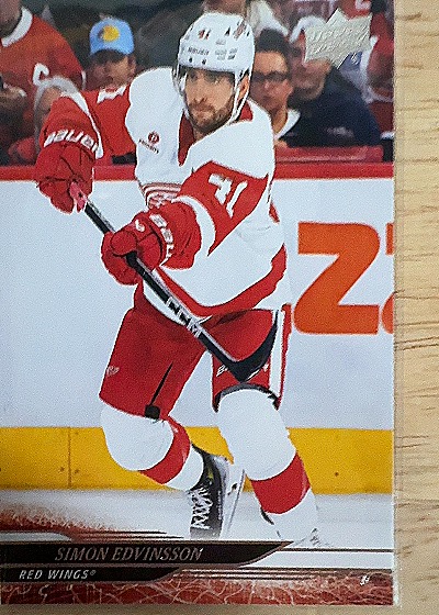 2024 Upper Deck #306 Simon Edvinsson — front