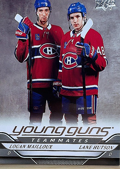 2024 Upper Deck #497 Logan Mailloux / Lane Hutson — front