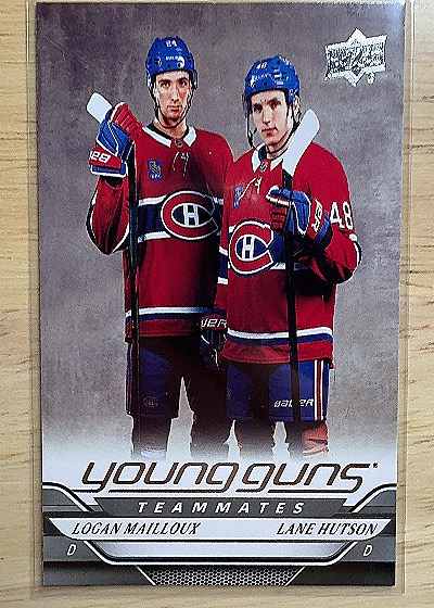 2024 Upper Deck #497 Logan Mailloux, Lane Hutson — front