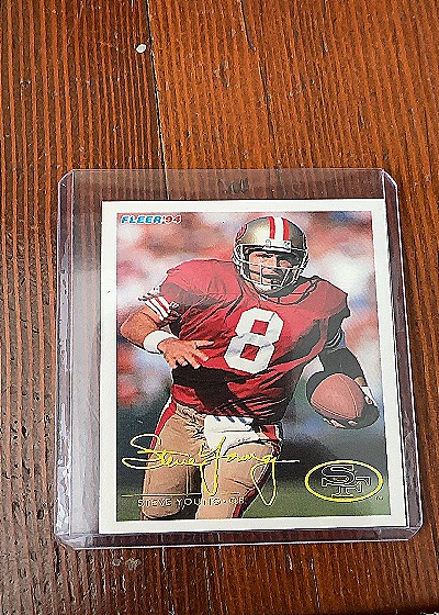 1994 Fleer #429 Steve Young — front