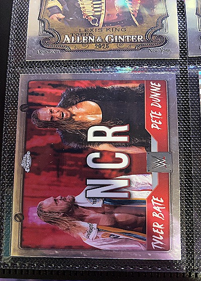 2025 Topps Chrome #TAG-NCR Pete Dunne & Tyler Bate — front
