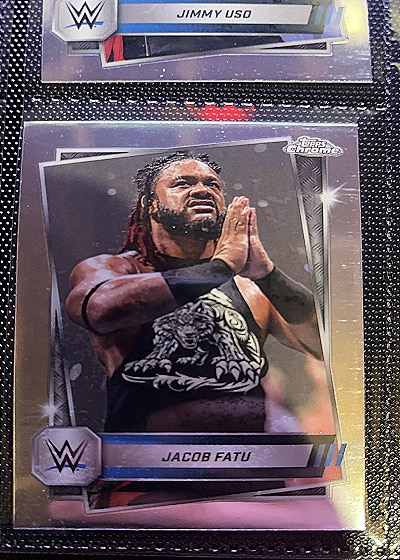 2025 Topps Chrome #100 Jacob Fatu — front
