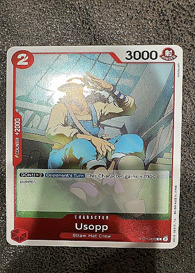 2023 One Piece TCG #ST21-002 Usopp — front