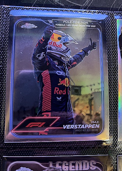 2023 Topps Chrome #154 Max Verstappen — front