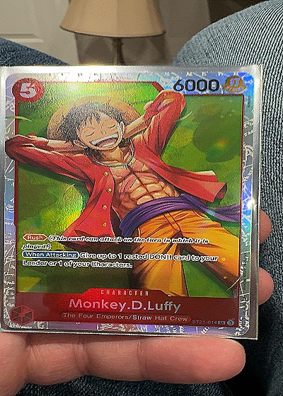 2023 One Piece TCG #ST21-014 Monkey.D.Luffy — front